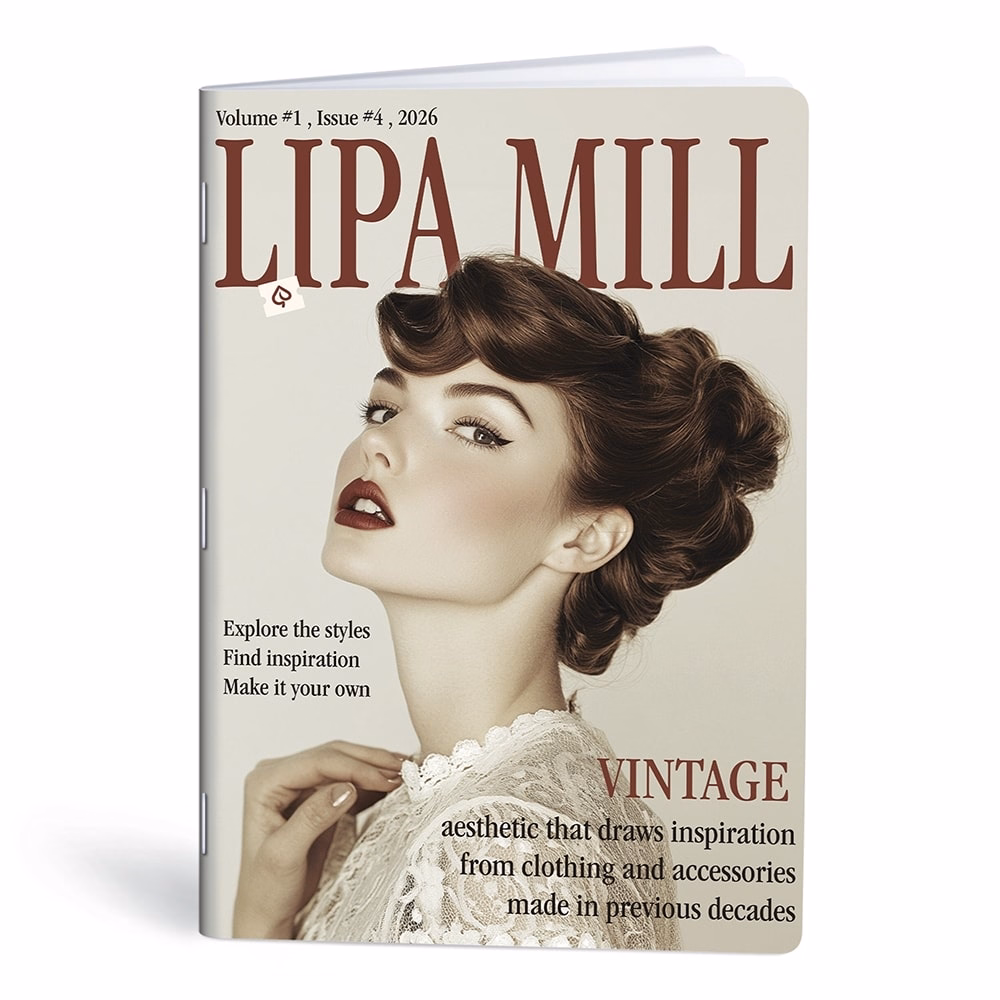 Füzet kockás LIPAMILL A/4 40 lapos Style magazine