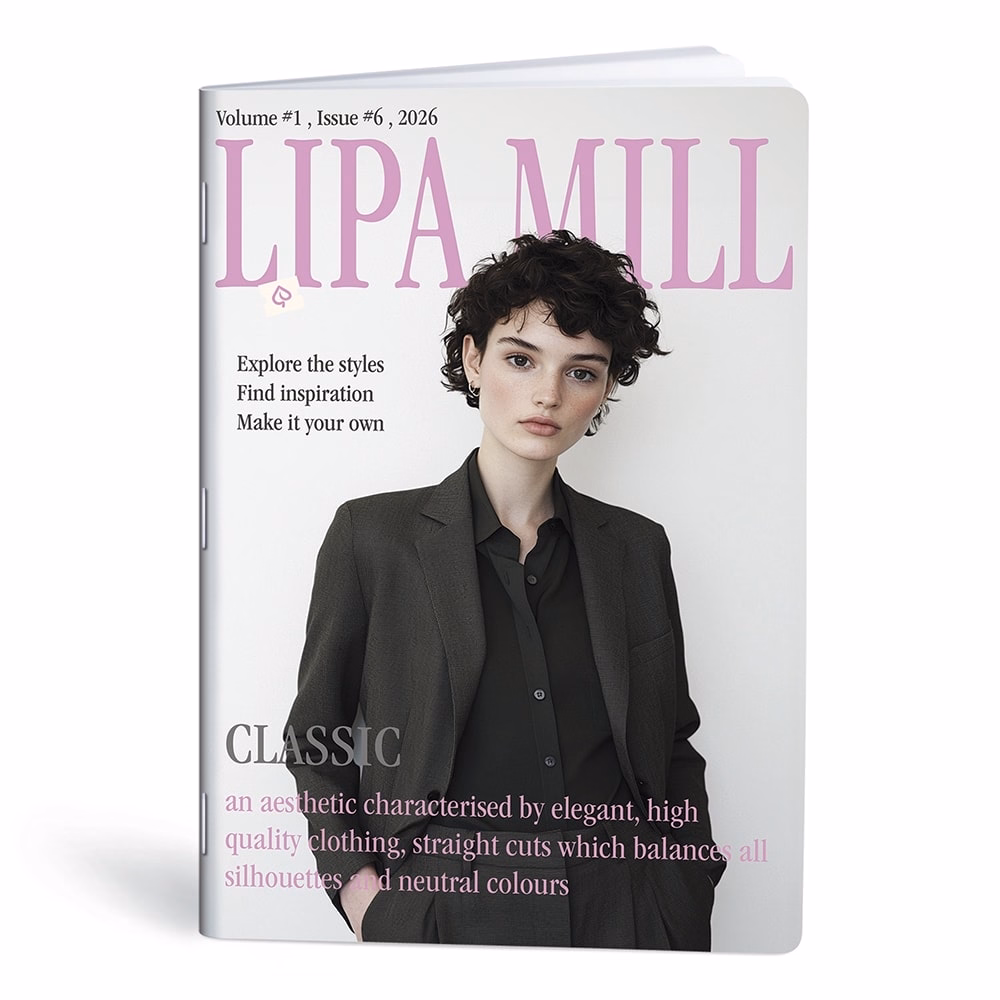 Füzet kockás LIPAMILL A/4 40 lapos Style magazine