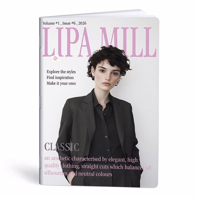 Füzet kockás LIPAMILL A/4 40 lapos Style magazine