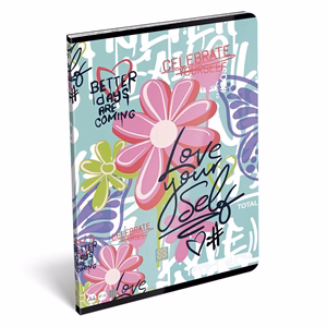 Füzet kockás LIZZYSULI A/4 32 lapos 87-32 Cornell Love