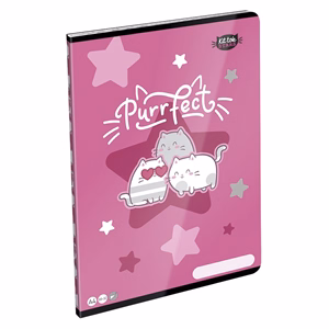Füzet kockás LIZZYSULI A/4 32 lapos 87-32 Kittok Stars Purrfect