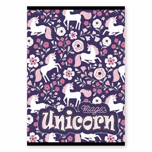 Füzet kockás Magical Unicorn A/5 27-32 vegyes minták