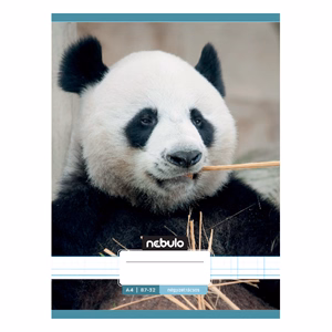 Füzet kockás NEBULO A/4 32 lapos 87-32 Állatok 12 darabos