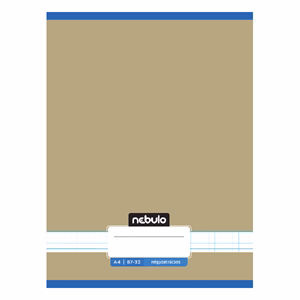 Füzet kockás NEBULO A/4 32 lapos 87-32 Monochrome és Gradient fiús 12 darabos