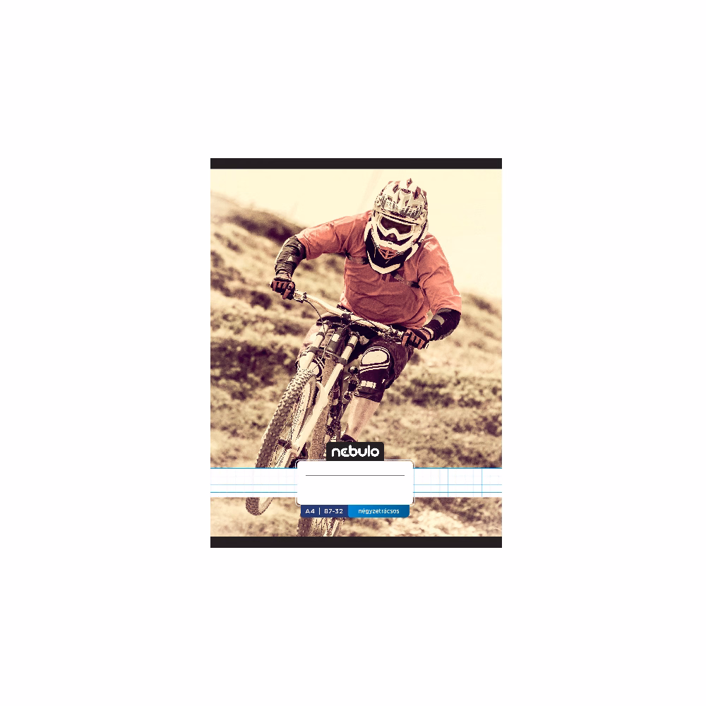 Füzet kockás NEBULO A/4 32 lapos 87-32 Xtreme 12 darabos