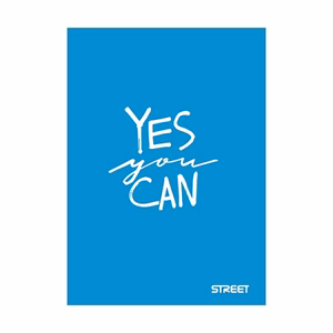 Füzet kockás STREET A/4 42 lapos PP Neon