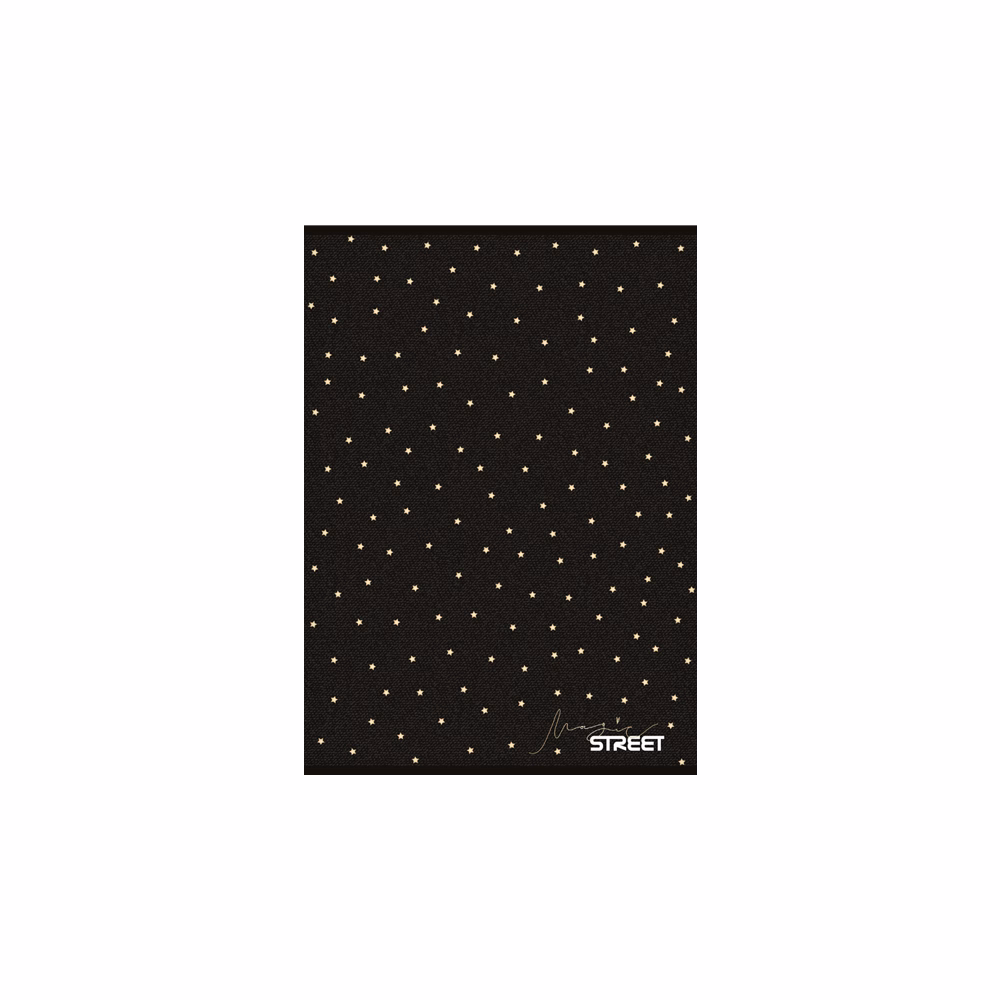 Füzet kockás STREET A/4 54 lapos Black&Gold