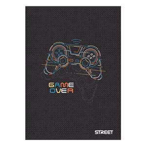 Füzet kockás STREET A/4 54 lapos Gaming