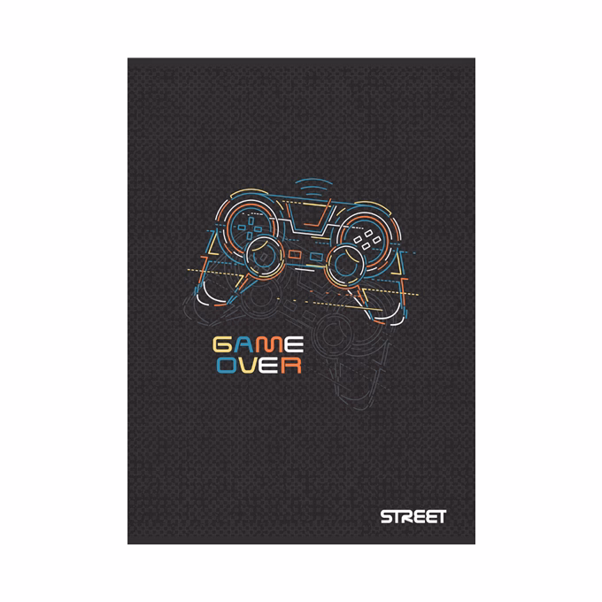 Füzet kockás STREET A/4 54 lapos Gaming