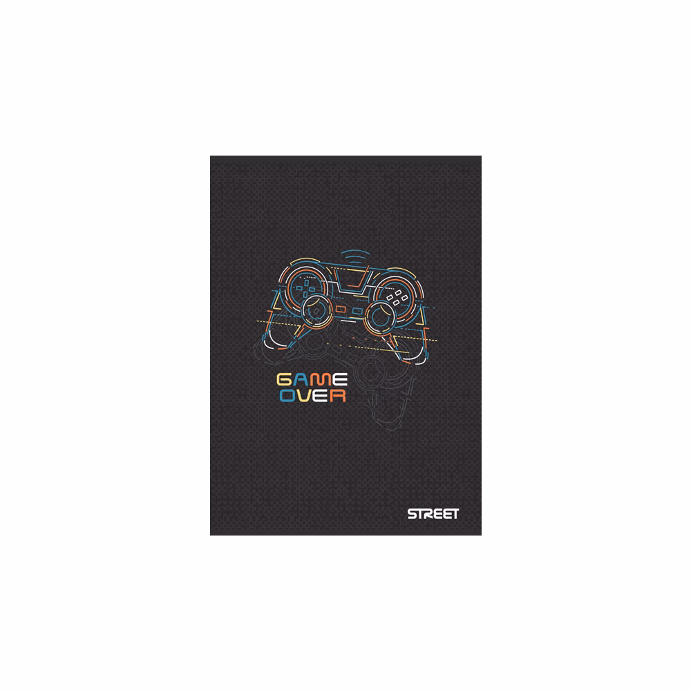 Füzet kockás STREET A/4 54 lapos Gaming