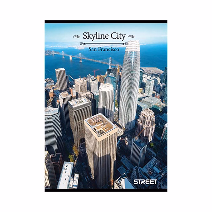 Füzet kockás STREET A/4 54 lapos Skyline