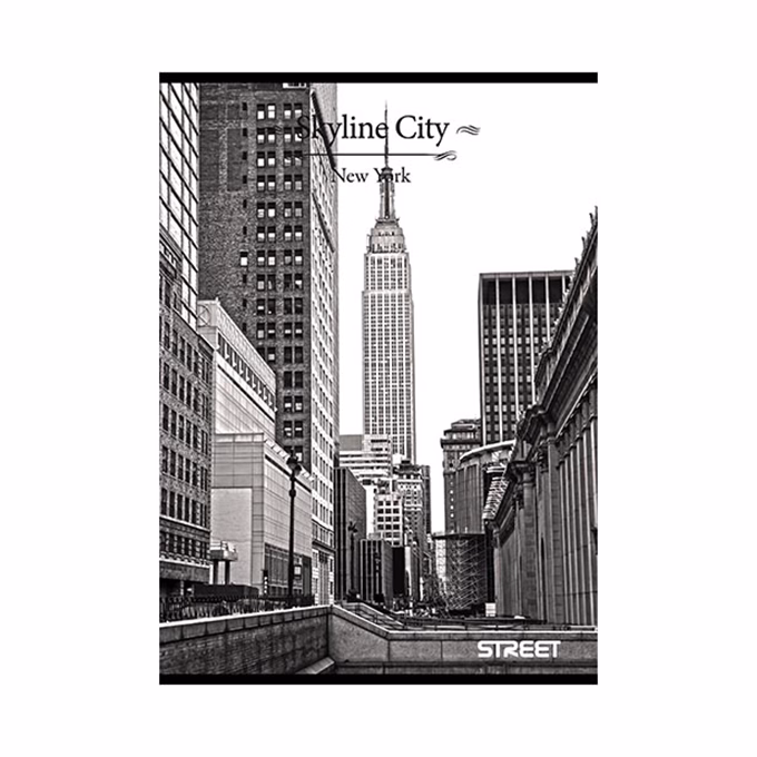Füzet kockás STREET A/4 54 lapos Skyline