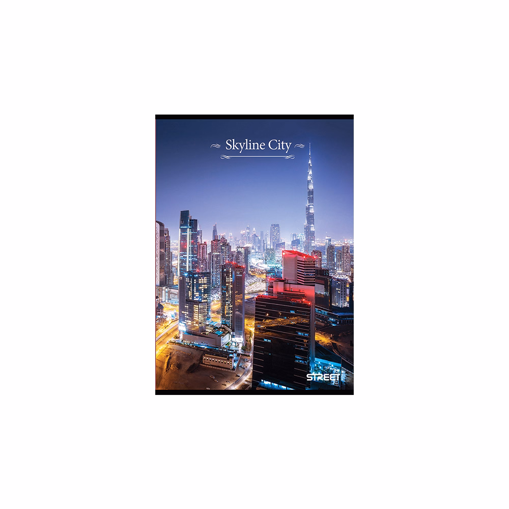 Füzet kockás STREET A/4 54 lapos Skyline