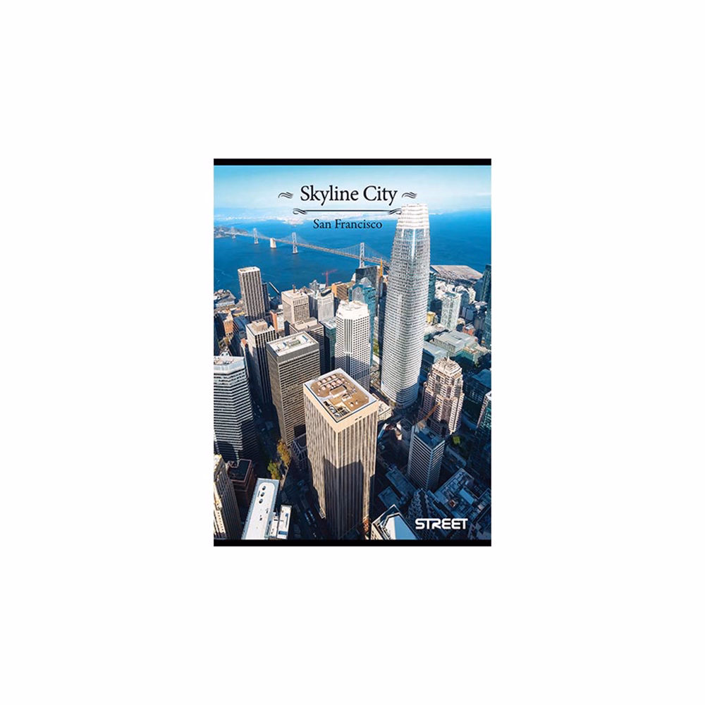 Füzet kockás STREET A/4 54 lapos Skyline