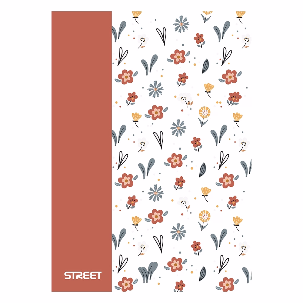 Füzet kockás STREET A/4 42 lapos PP Blossom