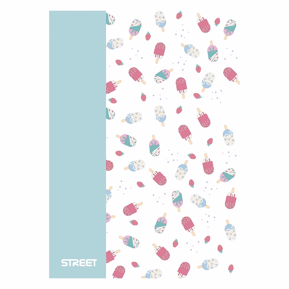 Füzet kockás STREET A/4 42 lapos PP Blossom