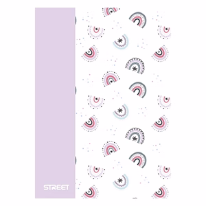 Füzet kockás STREET A/4 42 lapos PP Blossom