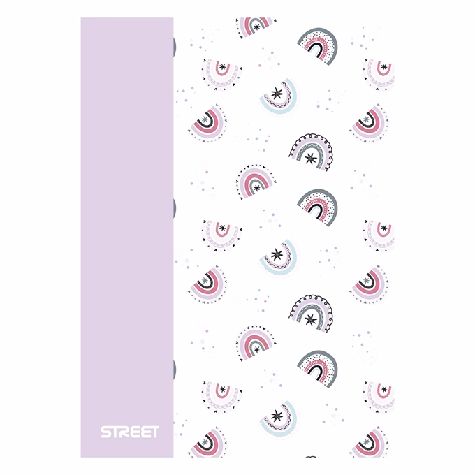 Füzet kockás STREET A/4 42 lapos PP Blossom