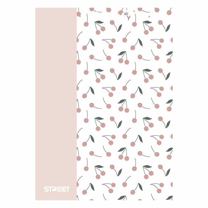 Füzet kockás STREET A/4 42 lapos PP Blossom