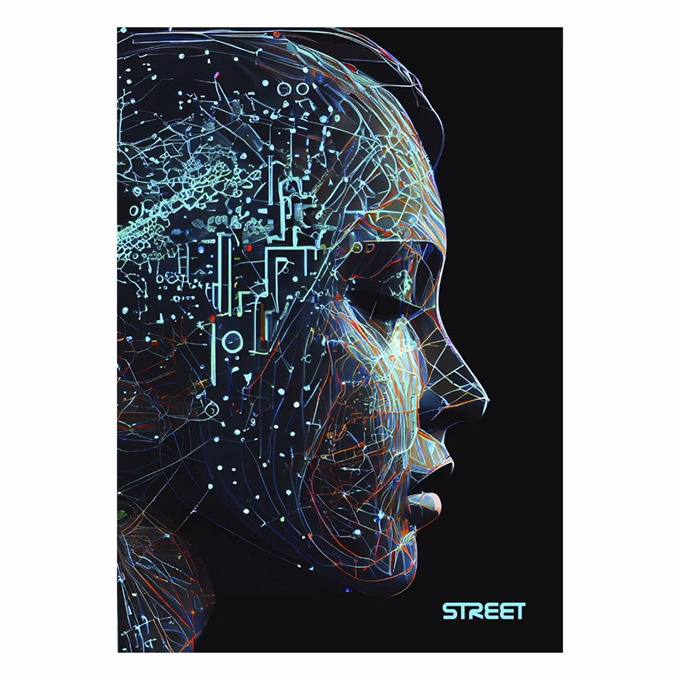 Füzet kockás STREET A/4 54 lapos AI