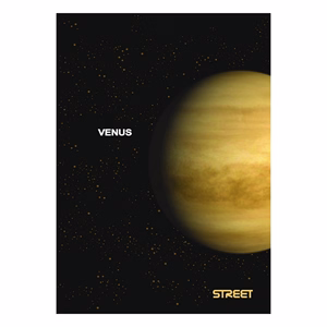 Füzet kockás STREET A/4 54 lapos Planets