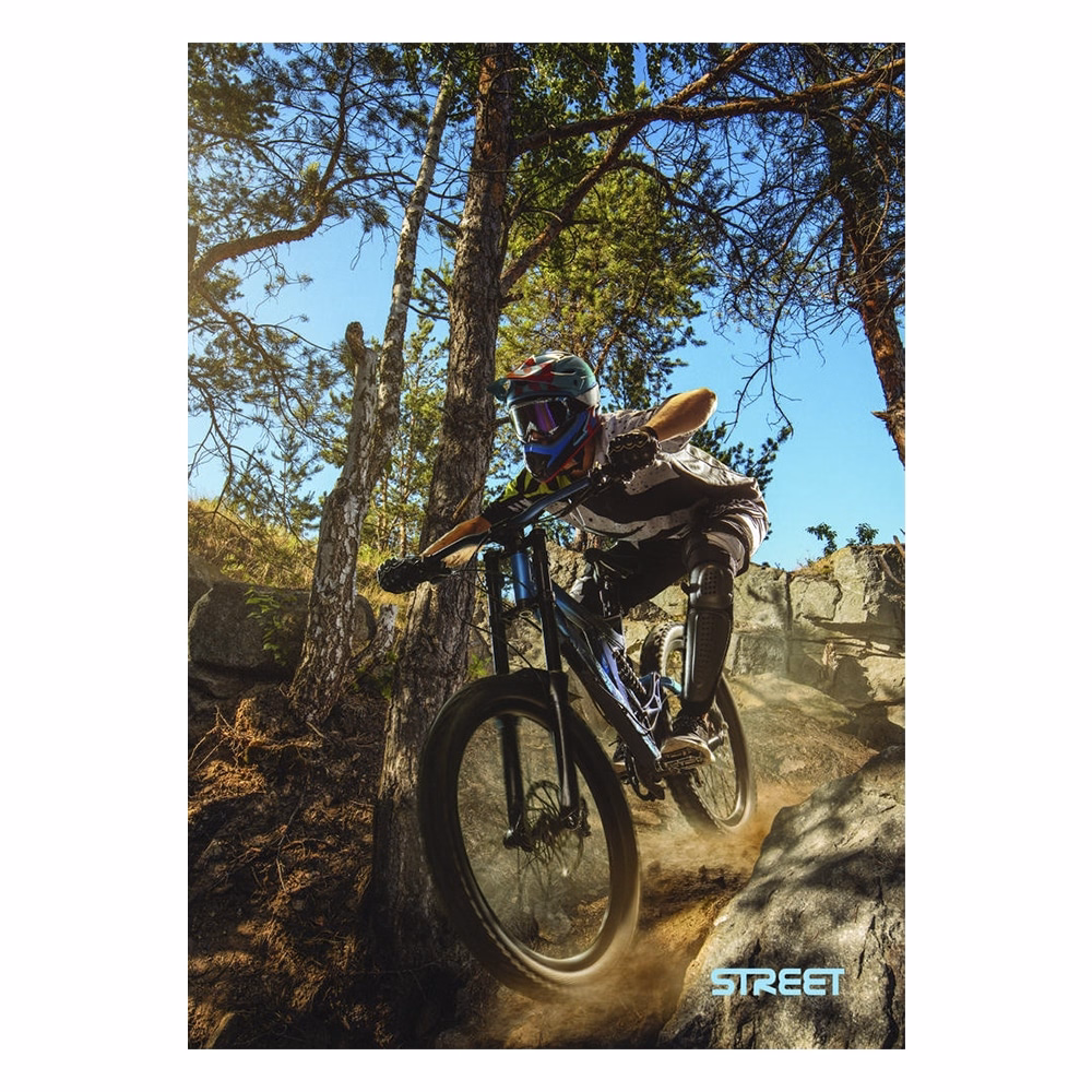 Füzet kockás STREET A/4 54 lapos Sport