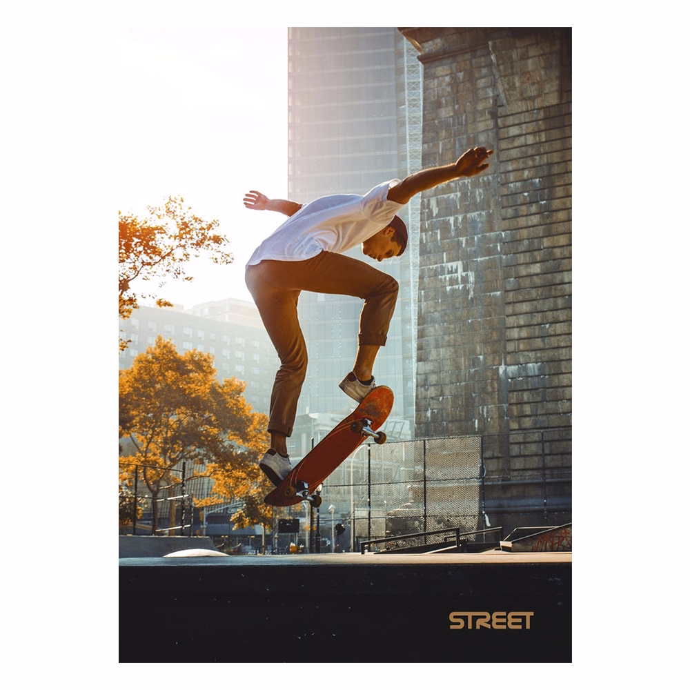 Füzet kockás STREET A/4 54 lapos Sport