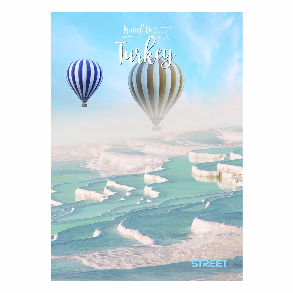 Füzet kockás STREET A/4 54 lapos Travel