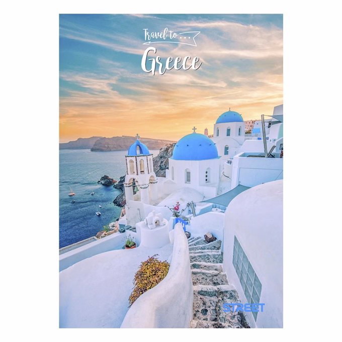 Füzet kockás STREET A/4 54 lapos Travel