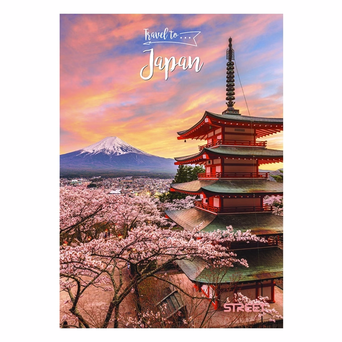 Füzet kockás STREET A/4 54 lapos Travel