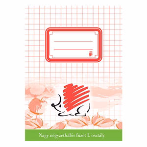 Füzet nagykockás ICO Süni A/5 32 lapos 1. osztályos