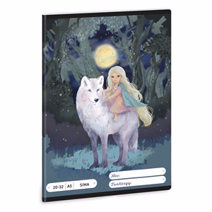 Füzet sima ARS UNA A/5 32 lapos 20-32 Northern Light