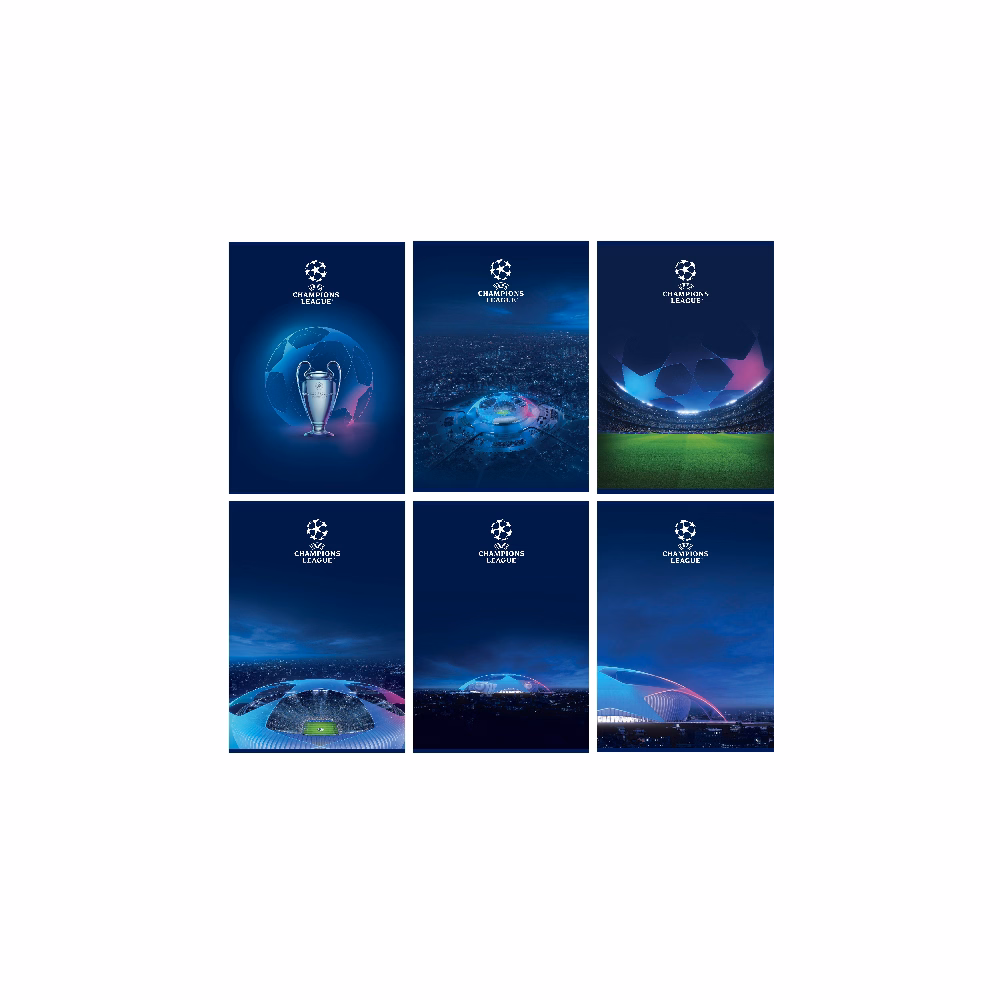 Füzet sima CHAMPIONS LEAGUE A/4 54 lapos