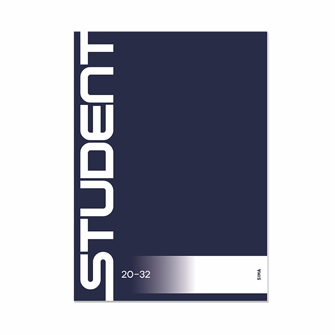 Füzet sima ICO Student A/5 32 lapos 20-32