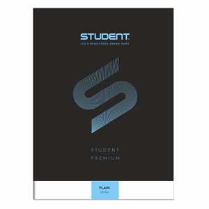 Füzet sima ICO Student Black Prémium A/4 32 lapos