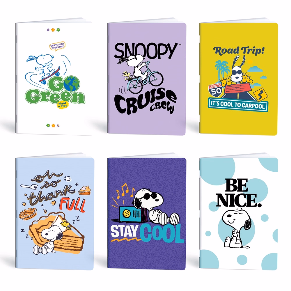 Füzet sima LIPAMILL A/4 40 lapos Snoopy