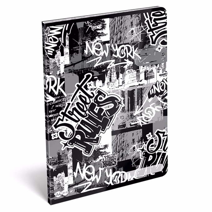 Füzet sima LIZZYSULI A/4 32 lapos 80-32 Street Rules