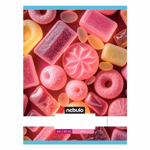 Füzet sima NEBULO A/4 32 lapos 80-32 L-Design 12 db/csomag