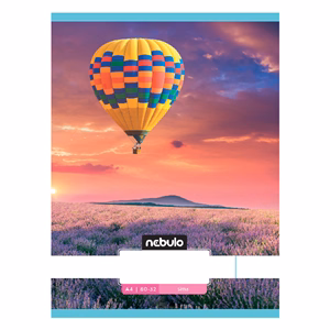 Füzet sima NEBULO A/4 32 lapos 80-32 L-Design 12 db/csomag