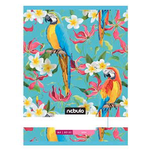 Füzet sima NEBULO A/4 32 lapos 80-32 L-Design 12 db/csomag