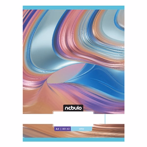 Füzet sima NEBULO A/4 32 lapos 80-32 L-Design 12 db/csomag