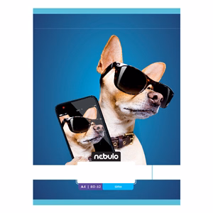 Füzet sima NEBULO A/4 32 lapos 80-32 L-Design 12 db/csomag