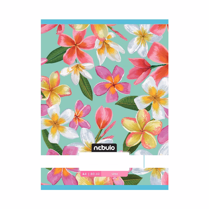 Füzet sima NEBULO A/4 32 lapos 80-32 L-Design 12 db/csomag