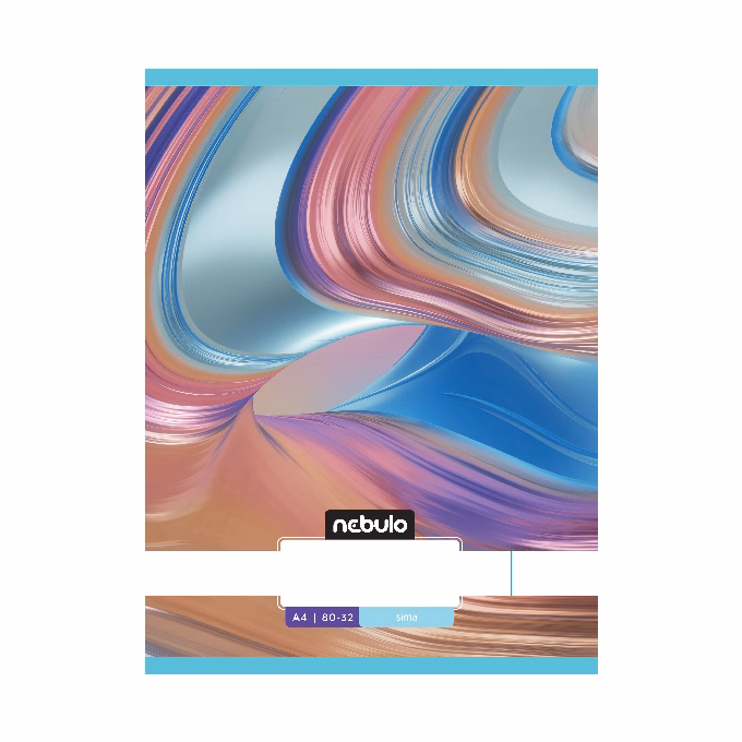 Füzet sima NEBULO A/4 32 lapos 80-32 L-Design 12 db/csomag