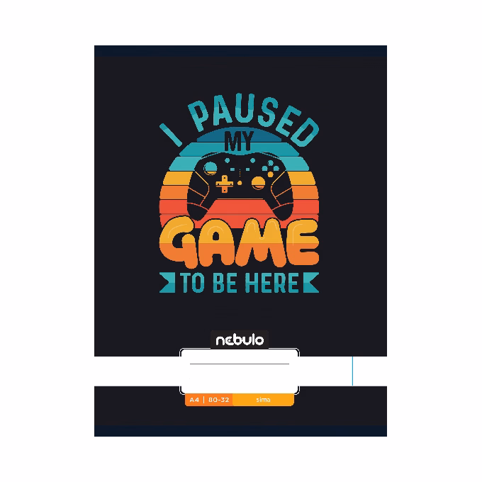 Füzet sima NEBULO A/4 32 lapos 80-32 Xtreme 12 db/csomag