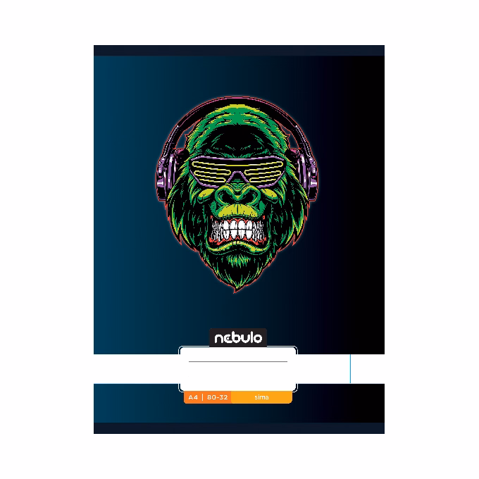 Füzet sima NEBULO A/4 32 lapos 80-32 Xtreme 12 db/csomag