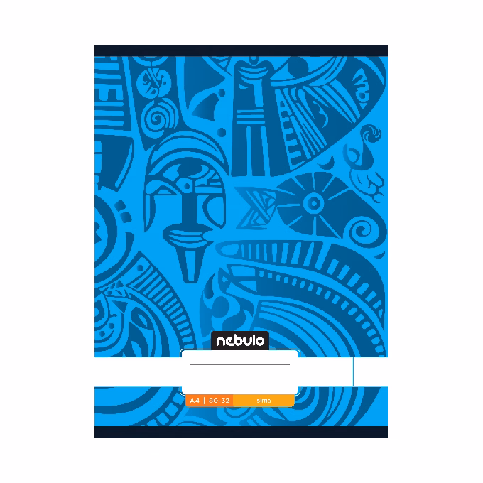 Füzet sima NEBULO A/4 32 lapos 80-32 Xtreme 12 db/csomag