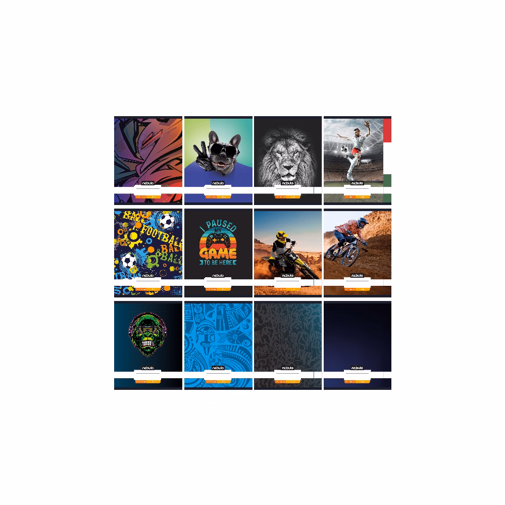 Füzet sima NEBULO A/4 32 lapos 80-32 Xtreme 12 db/csomag