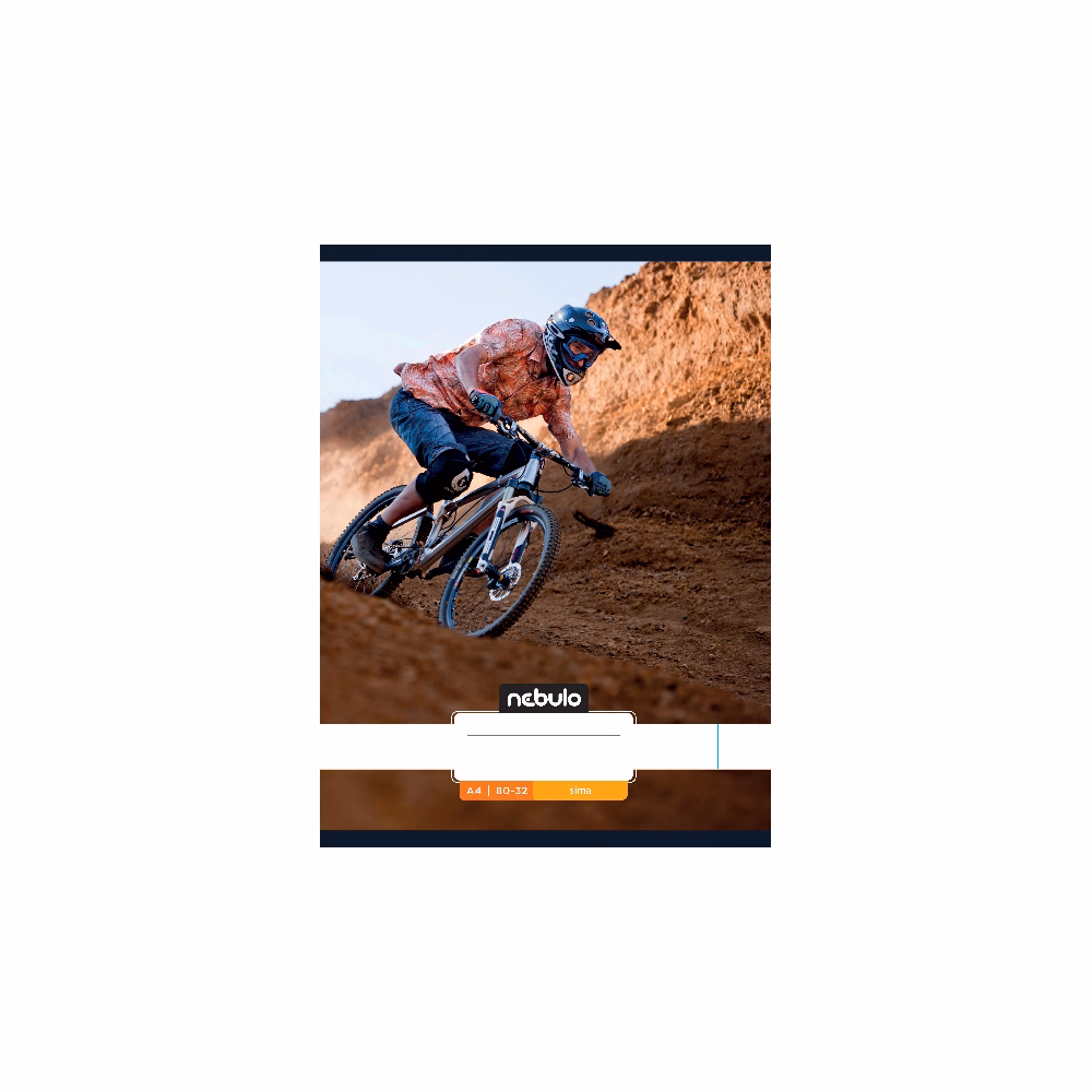 Füzet sima NEBULO A/4 32 lapos 80-32 Xtreme 12 db/csomag