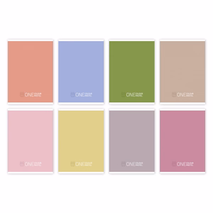 Füzet sima One Colour Pastel A/4 80-32 vegyes színek